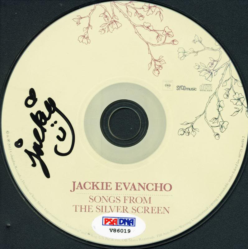 Jackie Evancho Authentic Signed Songs From The Silver Screen Cd PSA/DNA #V86019