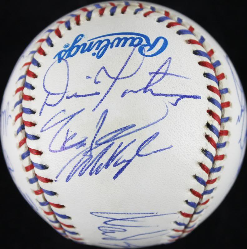 1995 Al All Stars (13) Signed  OML 95 Asg Baseball Boggs Johnson PSA/DNA #U03044