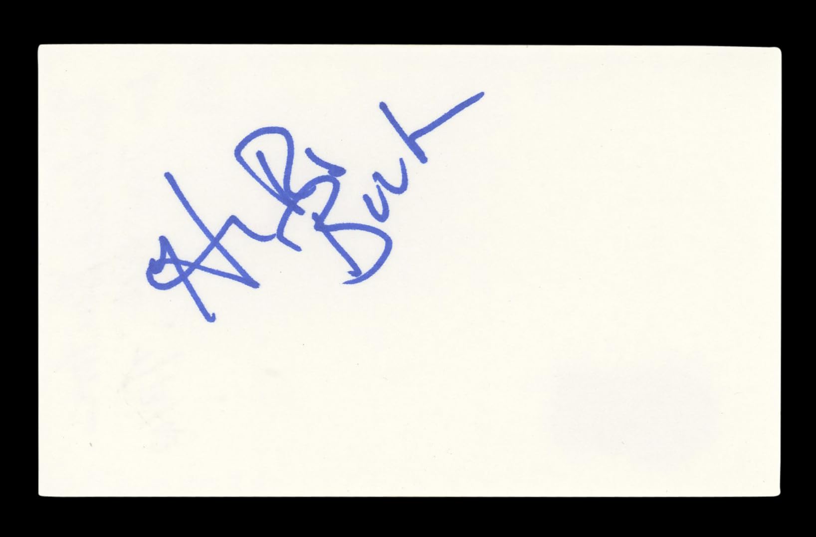 Hilarie Burton The Walking Dead Signed 3x5 Index Card Autographed BAS #AD70135