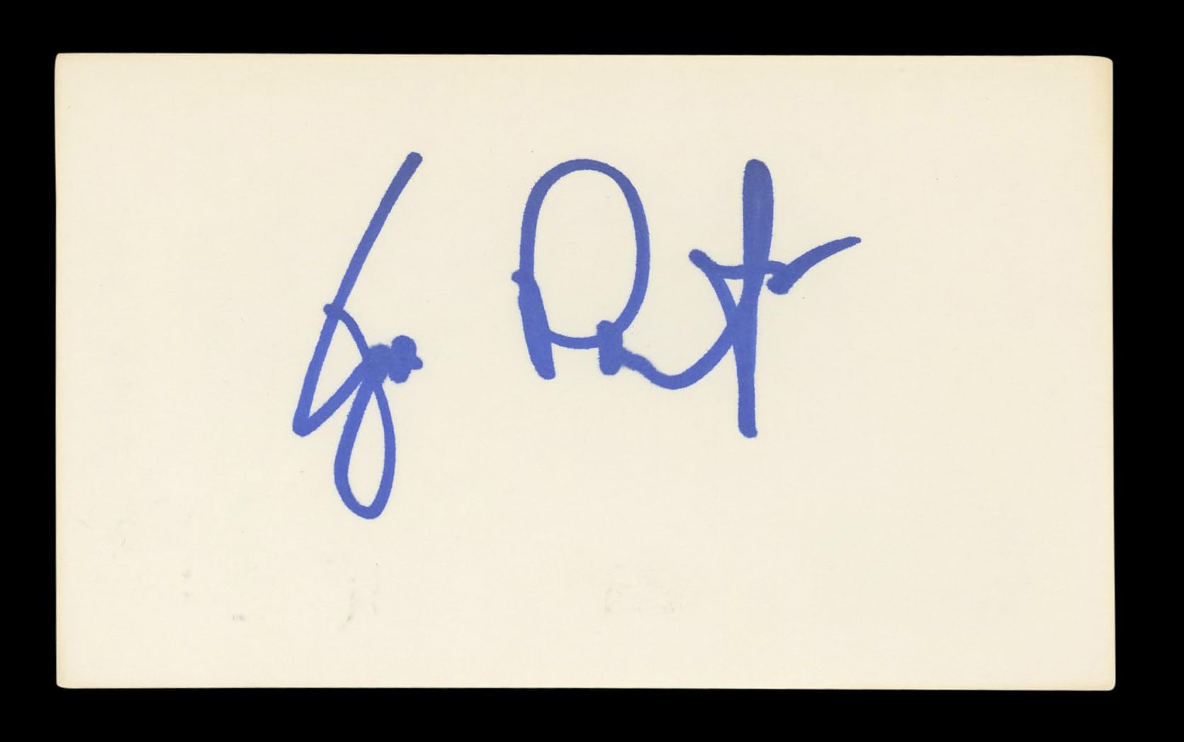 Joe Pantoliano The Sopranos Authentic Signed 3x5 Index Card BAS #BL96444