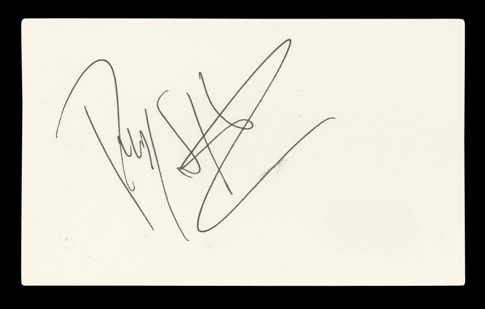 Pauly Shore Son in Law Authentic Signed 3x5 Index Card Autographed BAS #BL96635