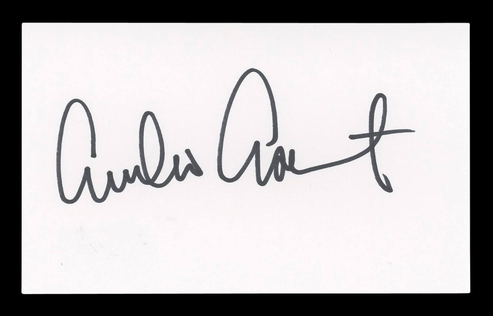 Emilio Estevez The Breakfast Club Signed 3x5 Index Card Autographed BAS #BM57003