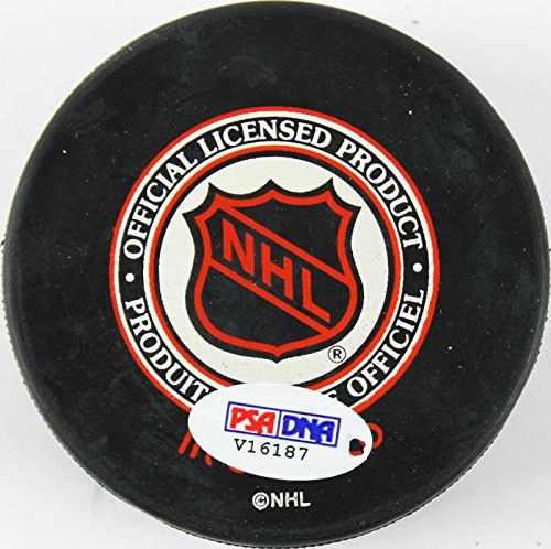 Maple Leafs Kris King Authentic Signed Puck Autographed PSA/DNA #V16187