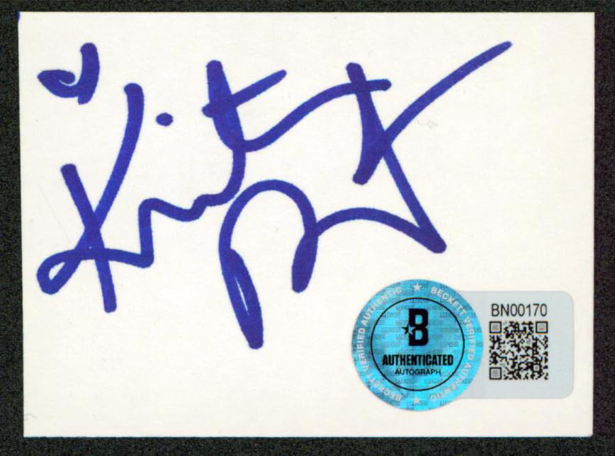 Kirsten Dunst Spider-Man Authentic Signed 2.75x2 Cut Signature BAS #BN00170