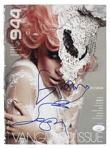Lady Gaga Authentic Signed January 2010 944 Magazine Cover JSA #AL28190