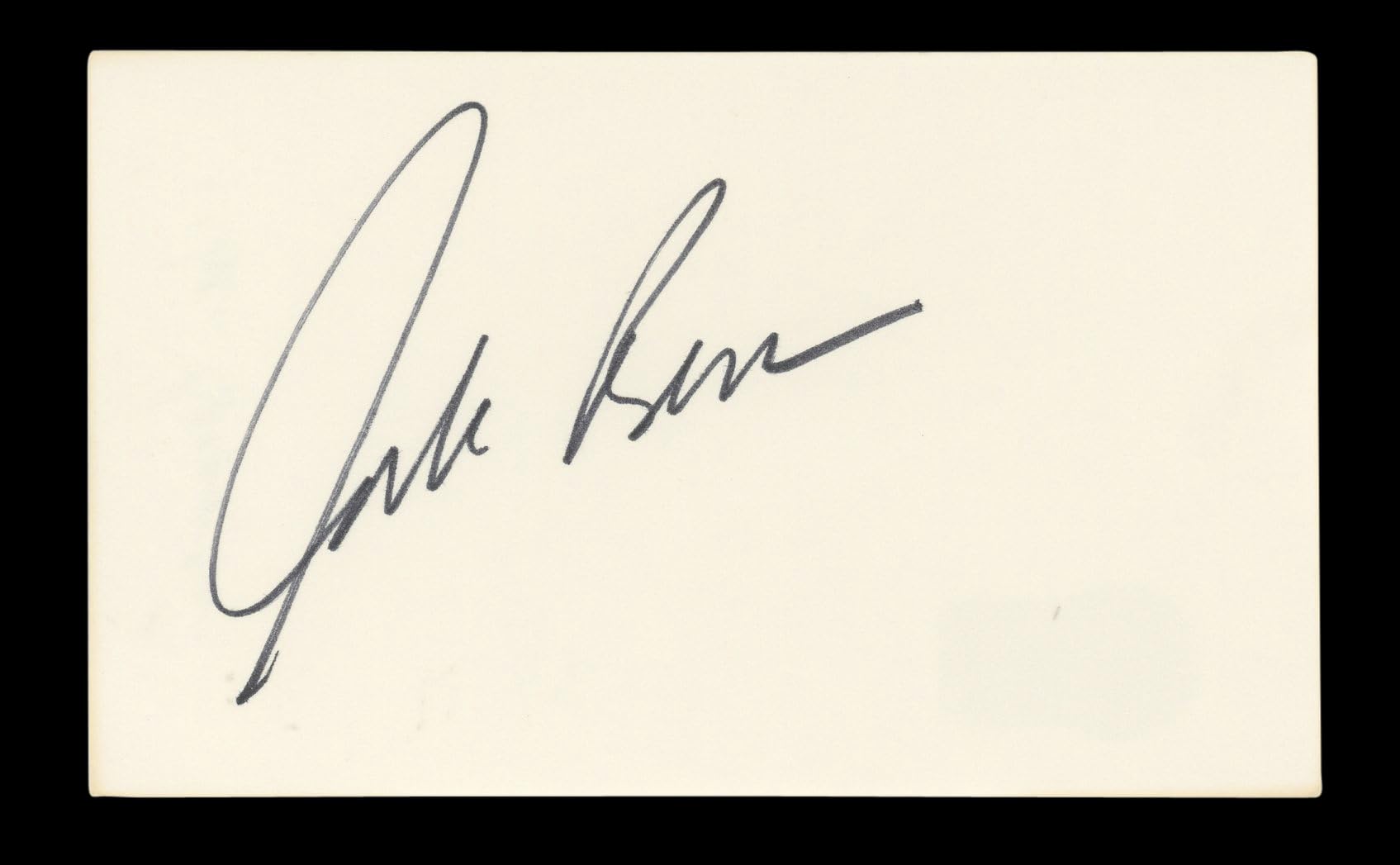 Corbin Bernsen L.A. Law Authentic Signed 3x5 Index Card Autographed BAS #BL96490