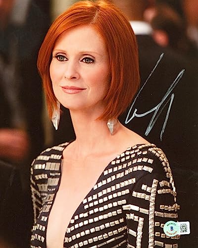 Cynthia Nixon Sex And The City Authentic Signed 8x10 Photo BAS #BJ32634