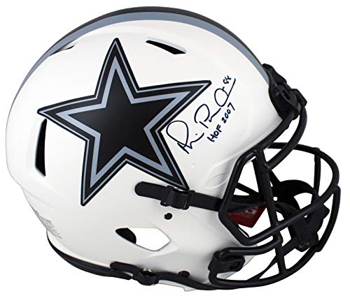 Cowboys Michael Irvin Authentic Signed Lunar Full Size Proline Helmet BAS Wit