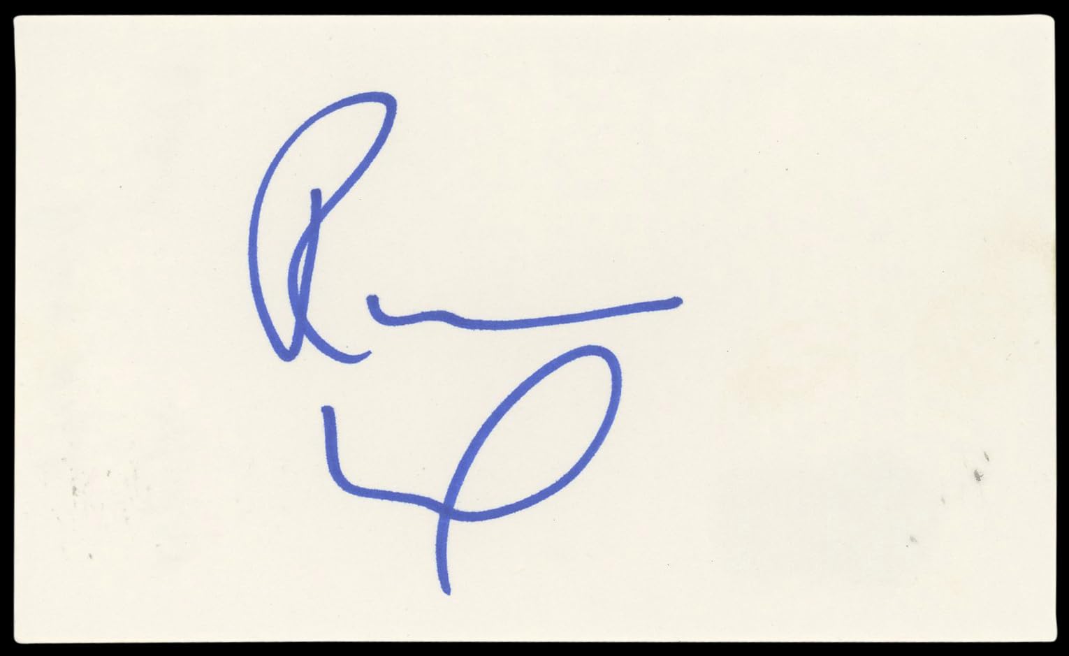 Robert Wuhl Batman Authentic Signed 3x5 Index Card Autographed BAS #BN89164