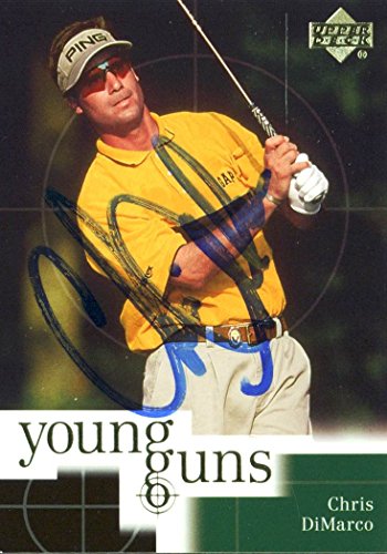 Chris DiMarco Authentic Signed Card 2001 Upper Deck Golf Young Guns #73 w/ COA