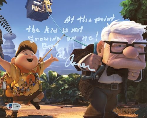 Ed Asner Up "The Kid Is Not Growing On Me!" Signed 8x10 Photo BAS #U14676