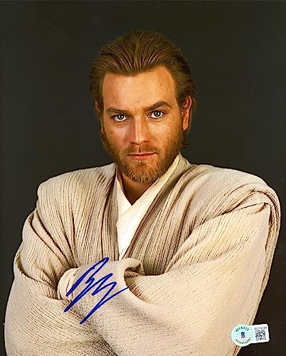 Ewan McGregor Star Wars Authentic Signed 8x10 Photo Autographed BAS #BG79148