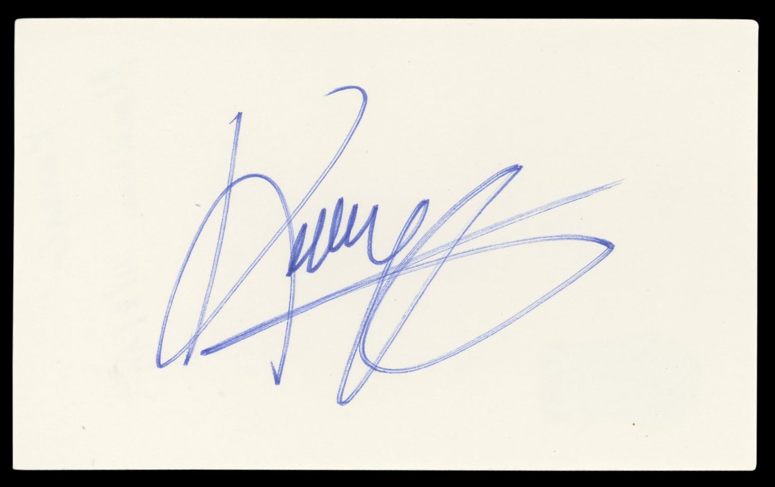 Kenny G Musician Authentic Signed 3x5 Index Card Autographed BAS #BM56975