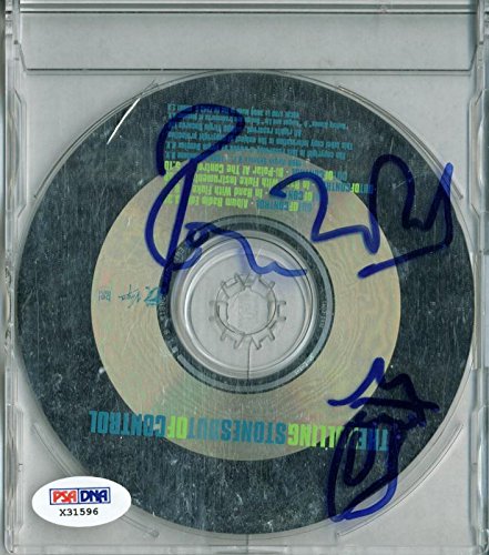 Ronnie Wood The Rolling Stones Signed Cd Case W/ Hand Drawn Sketch PSA #X31596
