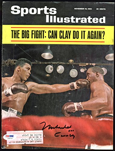 Muhammad Ali Signed 1964 Sports Illustrated Magazine Cover PSA/DNA #Y06707