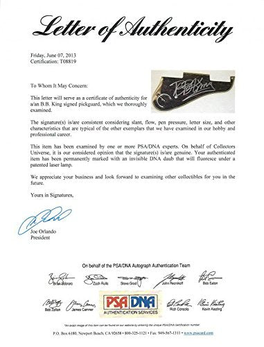 B.B. King Authentic Signed Electric Guitar Autographed PSA/DNA #T08819