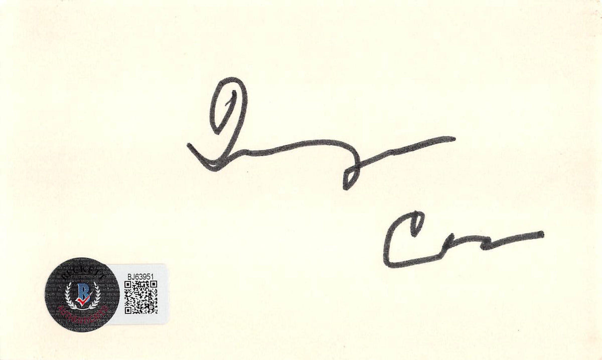 Imogene Coca Your Show of Shows Authentic Signed 3x5 Index Card BAS #BJ63951