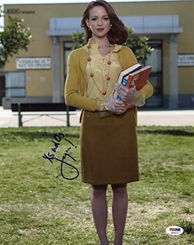 Jayma Mays Glee Signed Authentic 11X14 Photo Autographed PSA/DNA #K03217