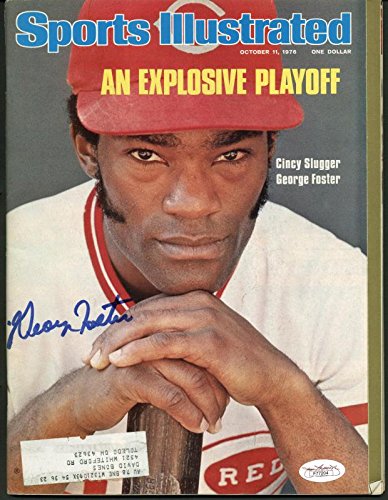 Reds George Foster Authentic Signed Sports Illustrated 1976 JSA #F77204
