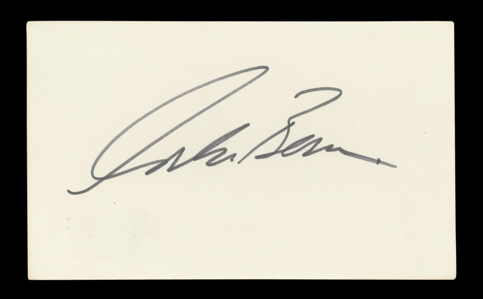 Corbin Bernsen L.A. Law Authentic Signed 3x5 Index Card Autographed BAS #BL96489