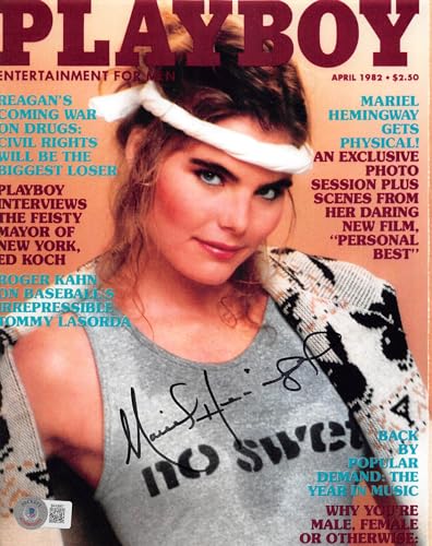 Mariel Hemingway Playboy Authentic Signed 8x10 Vertical Photo Autographed BAS 1