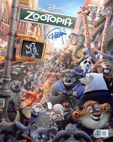 Tommy Chong Zootopia Authentic Signed 8x10 Vertical Photo w/ Blue Sig BAS 8