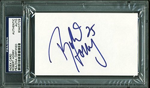 Lakers Robert Horry Authentic Signed 3X5 Index Card Autographed PSA/DNA Slabbed