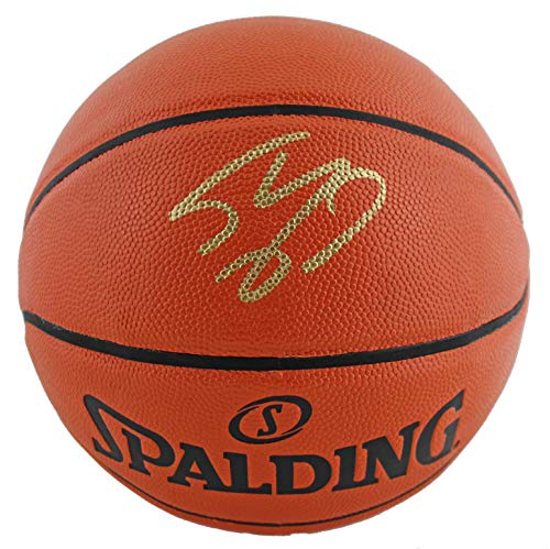 Lakers Shaquille O'Neal Signed Game Ball Series Basketball w/ Gold Sig BAS