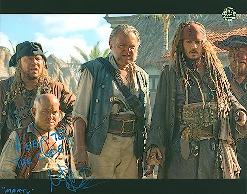Martin Klebba Pirates Of The Caribbean Signed 8x10 Photo Wizard World #017933