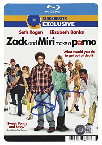 Seth Rogen Zack & Miri Make A Porno Authentic Signed DVD Cover BAS #BG83264