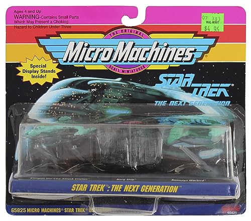 1993 Galoob Star Trek Next Generation Collection #3 Micro Machines Figure Set