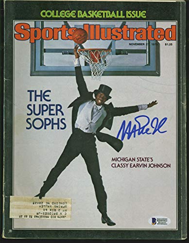 Lakers Magic Johnson Signed Nov. 1978 Sports Illustrated Magazine BAS #MJ00983