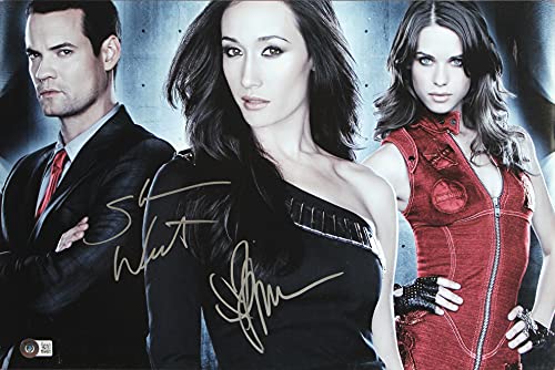 Lyndsy Fonseca & Shane West Nikita Authentic Signed 12x18 Photo BAS #BB22914