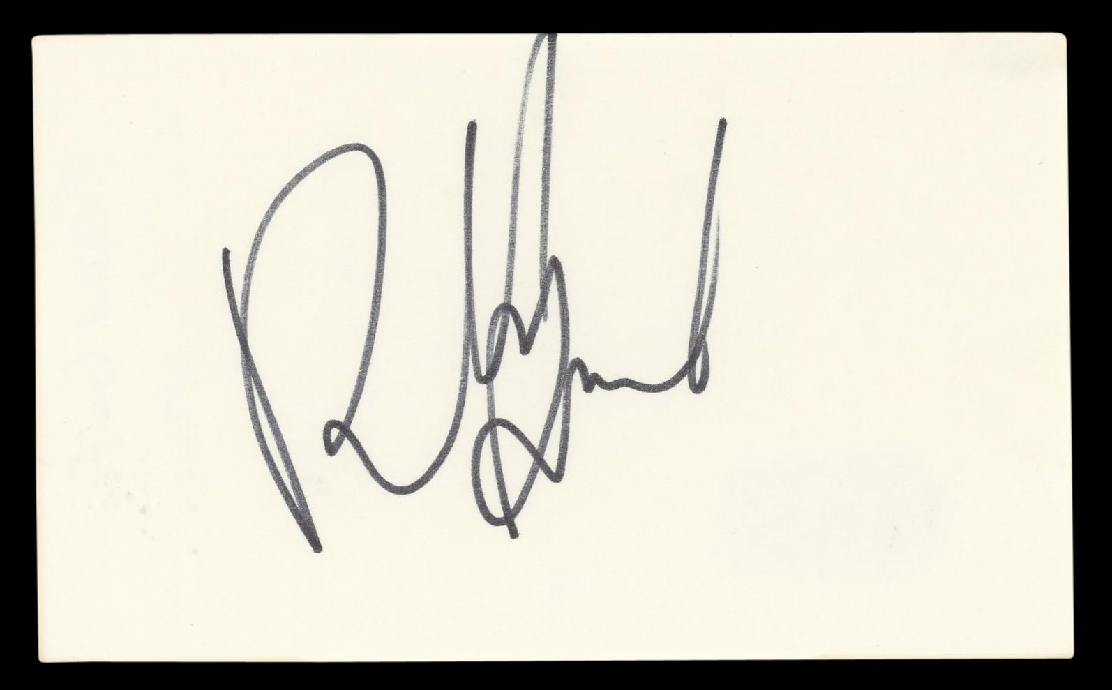 Richard Grieco If Looks Could Kill Authentic Signed 3x5 Index Card BAS #BL96850
