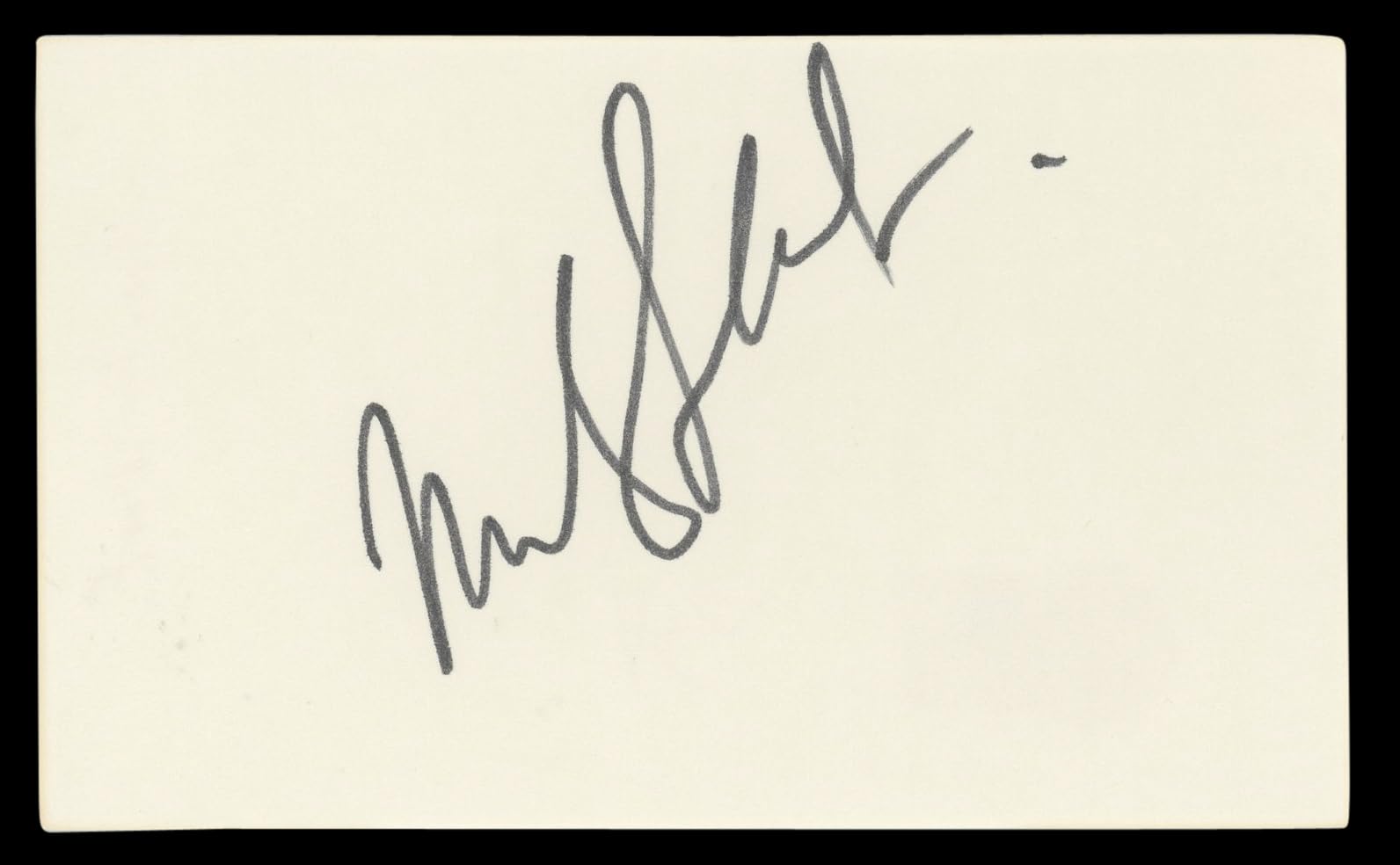 Martin Short Three Amigos! Authentic Signed 3x5 Index Card BAS #BL98506