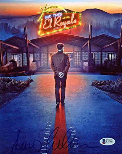 Lewis Pullman Bad Times At The El Royale Authentic Signed 8x10 Photo BAS #E52861