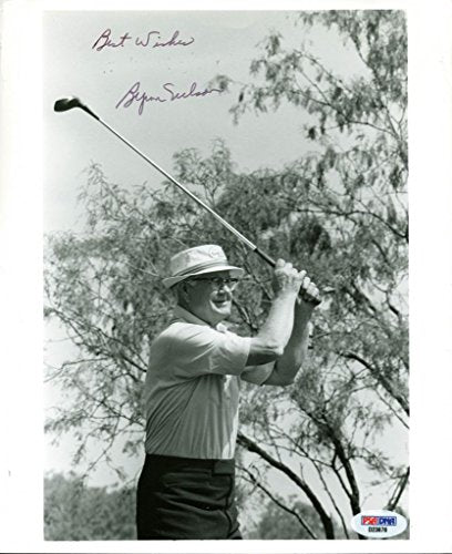 Byron Nelson Golf Signed Authentic 8X10 Photo Autographed PSA/DNA #D23676