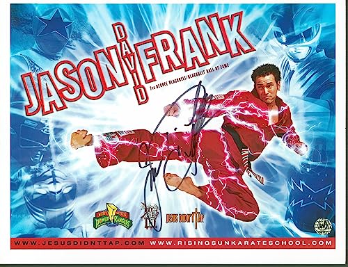 Jason David Frank Power Rangers Authentic Signed 8x10 Photo Wizard World #008102