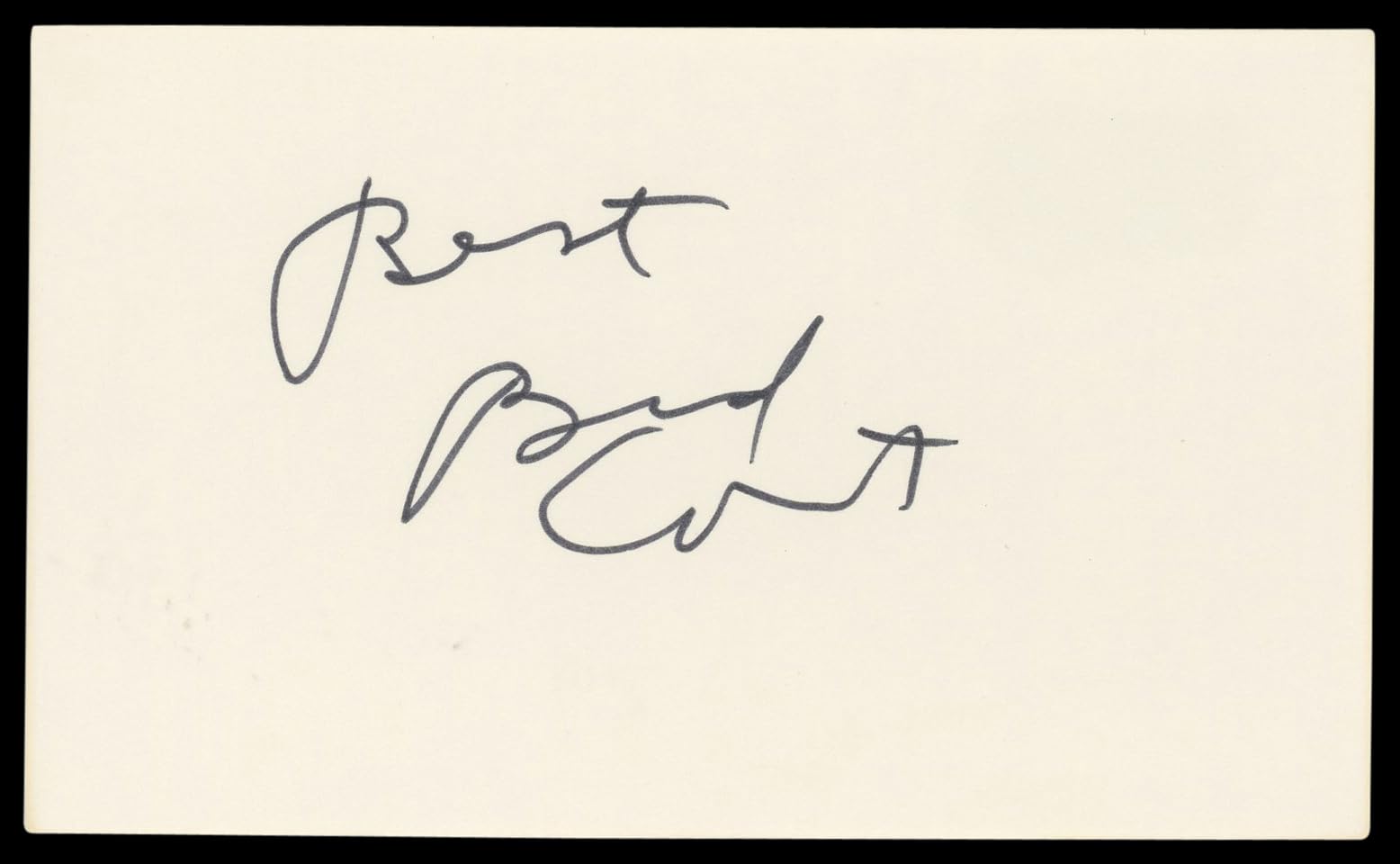 Bud Cort M*A*S*H "Best" Authentic Signed 3x5 Index Card Autographed BAS #BL98590