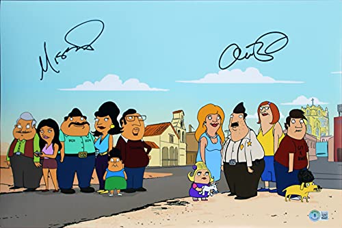 Missy Pyle & Alex Bornstein Bordertown Authentic Signed 12x18 Photo BAS #BA75438