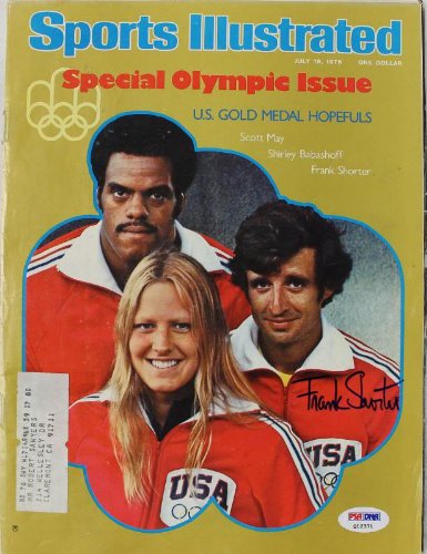Frank Shorter Olympics Authentic Signed Sports Illustrated 1976 PSA/DNA #Q12371