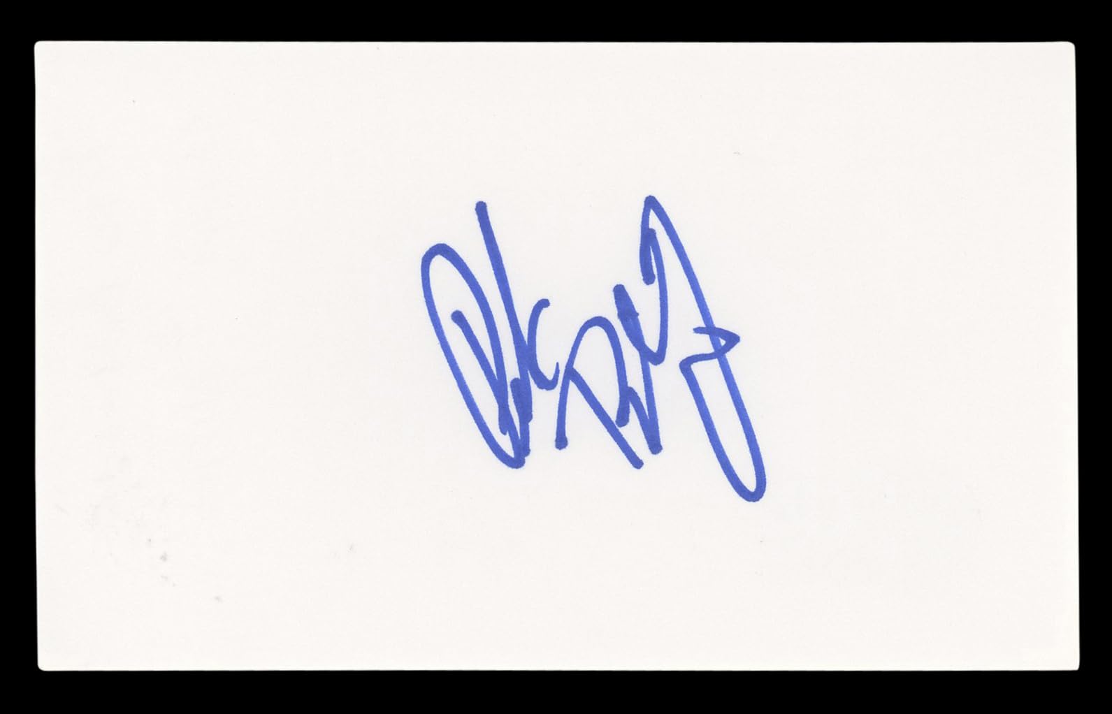 Peter Billingsley A Christmas Story Authentic Signed 3x5 Index Card BAS #BL96643