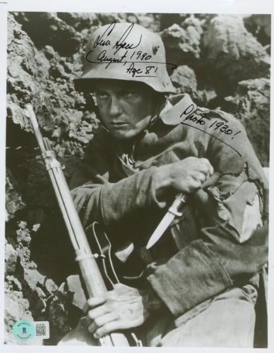 Lew Ayres All Quiet on the Western Front Signed 8x10 Photo BAS #BL44790
