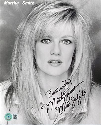 Martha Smith Playboy "Best Wishes, Miss July '73" Signed 8x10 Photo BAS #BB83064