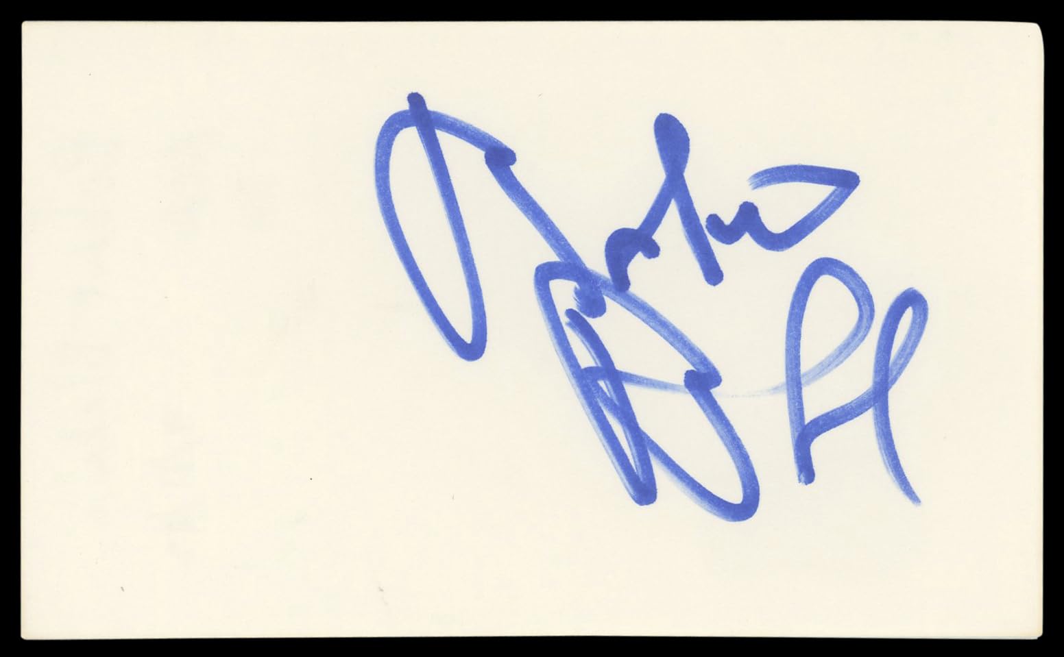 Robert Blake In Cold Blood Signed 3x5 Index Card Autographed BAS #AD70421