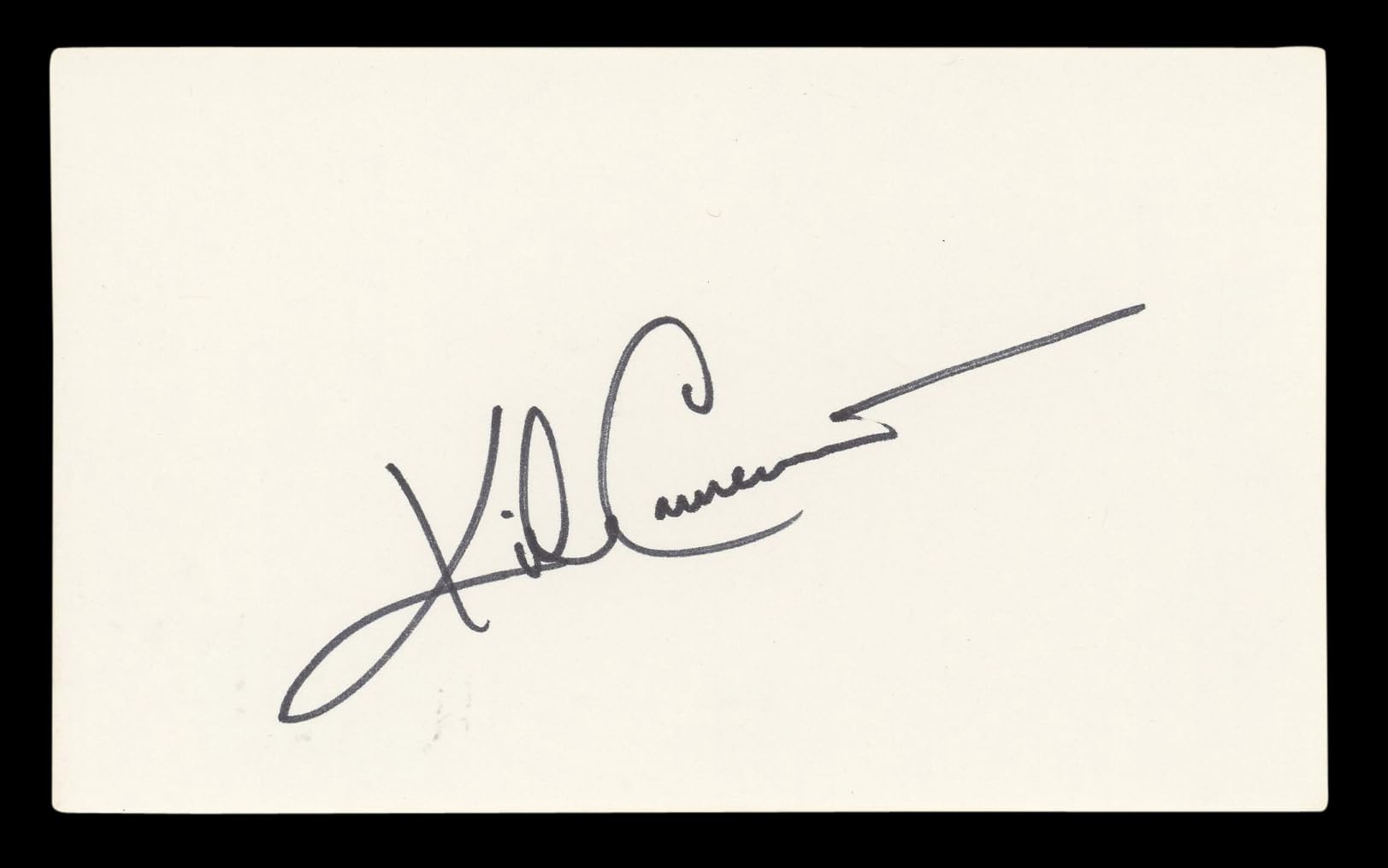 Kirk Cameron Growing Pains Authentic Signed 3x5 Index Card BAS #BL96423