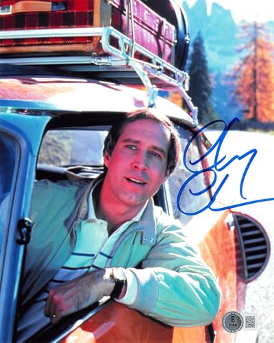 Chevy Chase Vacation Signed 8x10 Vertical Head Out Window Photo BAS Witnessed