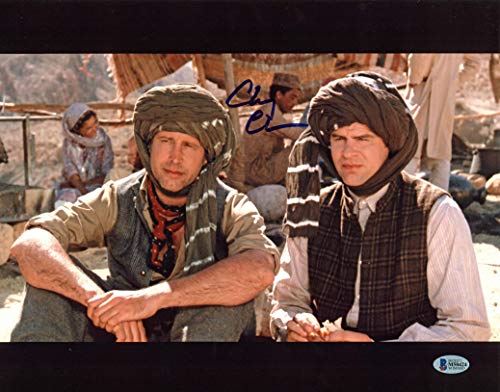Chevy Chase Spies Like Us Authentic Signed 11x14 Photo BAS Witnessed 2