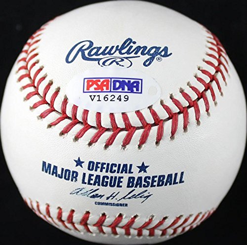 Rays James Loney Signed Authentic OML Baseball Autographed PSA/DNA #V16249