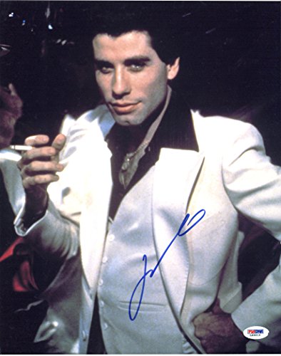 John Travolta Saturday Night Fever Authentic Signed 11X14 Photo PSA/DNA #L66619
